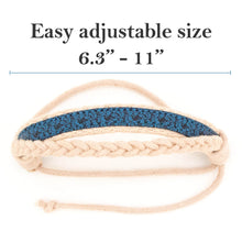 Pettsie Matching Friendship Bracelets, 2 Pack Set, Easy Adjustable, 100% Cotton and Hemp