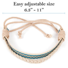 Pettsie Matching Friendship Bracelets, 2 Pack Set, Easy Adjustable, 100% Cotton