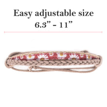 Pettsie Matching Friendship Bracelets, 2 Pack Set, Easy Adjustable, 100% Cotton and Hemp