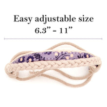 Pettsie Matching Friendship Bracelets, 2 Pack Set, Easy Adjustable, 100% Cotton and Hemp