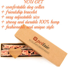 pettsie-red-dog-collar-heart-friendship-bracelet-easy-adjustable-size-natural-gift-box